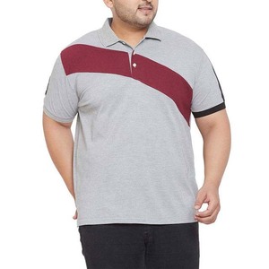 Servicio OEM personalizado Último diseño Cómodo Slim Fit Plus Tamaño Hombres Polos Logotipo personalizado Contraste Color Hombres Polos - Product Image 1