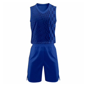 Nouveau design de qualité supérieure pour hommes, uniforme de basket-ball à logo personnalisé, uniforme de basket-ball sans manches à col rond - Product Image 1
