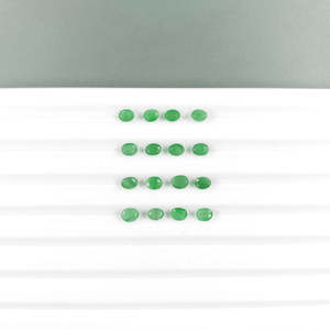 Piedra Preciosa de Esmeralda Natural de Grado AAA, Certificada por GIA, Corte Suelto en Forma de Cojín, Pera y Óvalo, Gemas Verdes Facetadas de 3x4mm y 5x4mm - Product Image 1