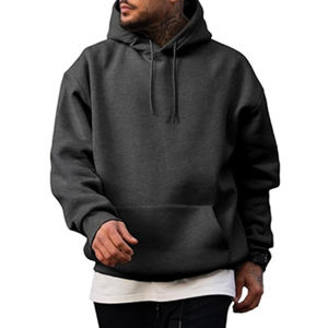 Vente en gros OEM Pull à capuche pour hommes Logo personnalisé Imprimé Basics Tops à capuche en coton mélangé pour l'hiver - Product Image 1