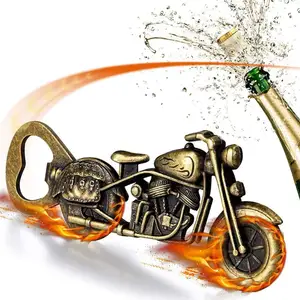 圣诞礼物复古青铜炮铜小工具F1赛车摩托车开瓶器派对酒吧婚礼工具豪华礼物