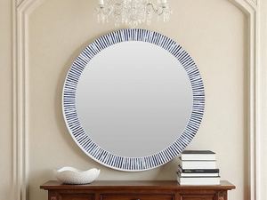 Marco de espejo con incrustaciones de hueso hecho a mano de estilo moderno para colgar en la pared para decoración de sala de estar o dormitorio suministrado directamente desde la India - Product Image 4