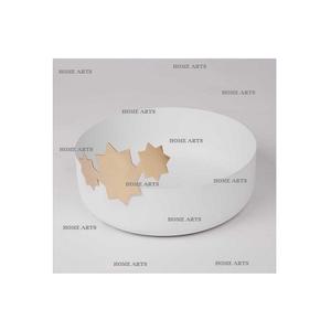 Tazón Decorativo de Hierro para Alimentos de Último Diseño, Tamaño Personalizado, Color Blanco, a un Precio Accesible - Product Image 1