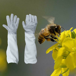 Guantes especiales de apicultura con mangas largas Anti-Picadura de abeja Anti-Corte Antideslizante Función ignífuga para apicultores - Product Image 6