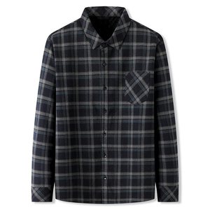 Chemises en flanelle de coton surdimensionnées 2026 pour femmes, motifs à carreaux intemporels, coupe ample et fluide, design grande taille, style décontracté, automne, longues - Product Image 6