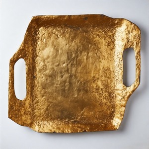 Plateau en aluminium CelestialEdge avec accents sculptés de forme circulaire Dull Shine et base de qualité supérieure pour une présentation de luxe - Product Image 6