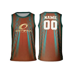 Maillots de basketball pour hommes à impression par transfert thermique, design personnalisé, grandes tailles, antibactériens, respirants, séchage rapide, en vente en ligne - Product Image 1