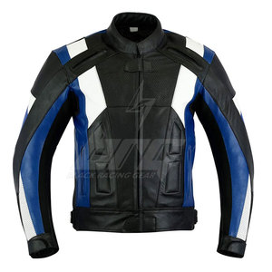 Venta en línea En stock Chaqueta de invierno de cuero de moto Chaqueta de cuero de moto hecha profesional - Product Image 1