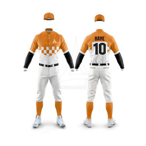 Tenues de baseball uniques, style respirant, vêtements de sport de haute qualité, 100% polyester, couleurs et logo personnalisés à bas prix - Product Image 4