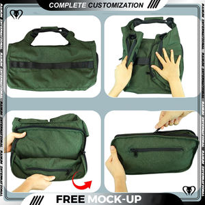 Waterproof Polyester Sport Yoga <b>Large</b> Capacity Folding <b>Duffle</b> with Sneaker s Gym Sport Travel <b>Bag</b> - Product Image 3