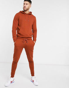 Nouveaux sweats à capuche et pantalons de survêtement de qualité supérieure ensemble hommes survêtements logo décontracté personnalisé survêtements coton polaire poids lourd éponge français - Product Image 5