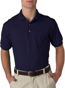 Chemise de golf pour homme, mode estivale, classique, anti-froissement, 100% coton, manches courtes, personnalisable - Product Image 3