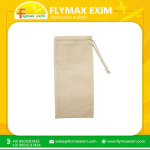 Bolsa de Algodón Puro con Cordón, Elegante y Ecológica con Logotipo, Bolsa de Compras Sostenible, Elaborada con Cuidado, a la Venta - Product Image 2