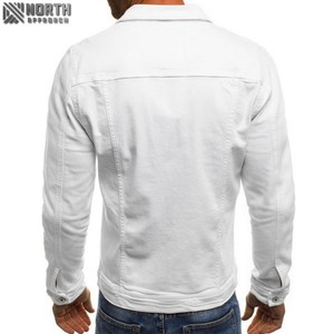 Veste en jean pour hommes fabriquée directement en usine veste de travail élégante d'hiver décontractée personnalisée de haute qualité Logo avant respirant à séchage rapide - Product Image 2