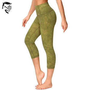 Cintura alta Control de barriga Levantador de glúteos Yoga V Cut Legging para varias actividades de fitness-Entrenamiento Correr - Product Image 2