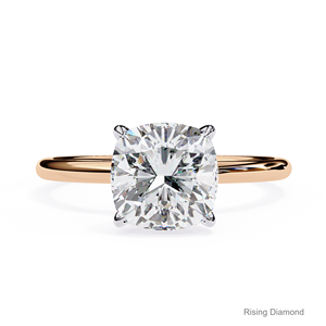แหวนเพชรแบบโซลิแทร์สำหรับผู้หญิงของขวัญครบรอบปีที่ทำจากเพชรผ่านการเจียระไนในห้องปฏิบัติการ2.4 CT สำหรับผู้หญิง - Product Image 1