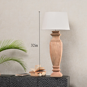 Lámpara de Madera Estilo Rústico para Interiores, Decorativa para Cocina, Sala de Estar, Iluminación para el Hogar, Encanto Acogedor, Fabricante OEM - Product Image 4