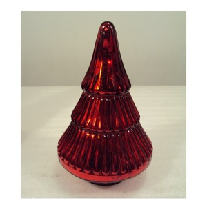 Large Size Red Glass <b>Christmas</b> <b>Tree</b> Ornaments Table <b>Top</b> Decorative For Home Party Decor - Product Image 4
