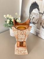 Quemador de Incienso Árabe de Madera de Sándalo, Incienso Tibetano Portátil de Primavera, Oud Árabe, Bukhoor, Mubkhar