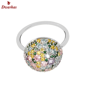 High quality cost effective engagement wedding ring 925 sterling silver multi <b>colour</b> zircon <b>stone</b> rings for ladies and girl - Product Image 3