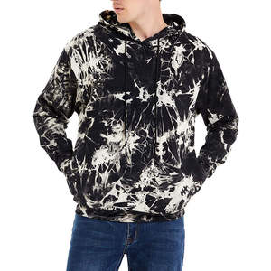 Pull tie-dye personnalisé de haute qualité pull cordon coton polyester mélange sublimation impression logo brodé motif 3D - Product Image 6