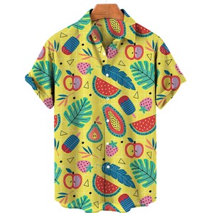 <b>Men's</b> Casual <b>Floral</b> Breathable Quick Dry <b>Shirts</b> - Product Image 3