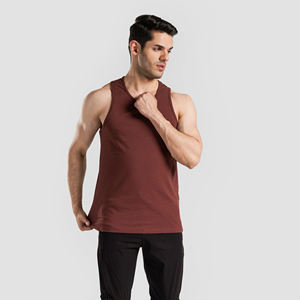 Camiseta sin mangas de poliéster para hombre, Camisa sin mangas de fibra Natural ecológica, tela ligera transpirable, perfecta para ropa de calle de verano - Product Image 4