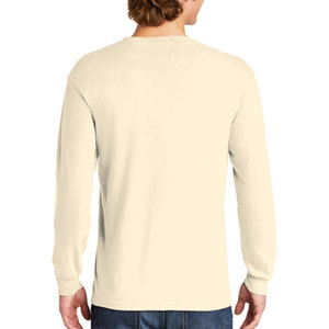 สเวตเชิ้ตคอกลมแขนยาวสำหรับผู้ชายเสื้อสเวตเตอร์คอกลมสีพื้นแบบสลิมฟิตสำหรับฤดูหนาว - Product Image 5