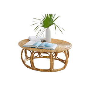 Table en rotin bonne performance rotin et osier fait à la main maison décorative logo personnalisé fabricant du Vietnam - Product Image 5