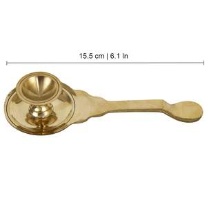 Fournisseur en gros indien cuillère en laiton pour encens maison hôtel intérieur vaisselle décorative fabricant et fournisseur indien - Product Image 3