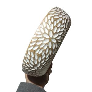 Pâte décorative écologique à pétrir, bol à fruits multifonctionnel en bois de mangue sculpté à la main pour les décorations de Table - Product Image 4