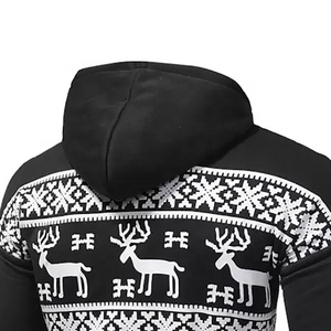 Sudadera con Capucha Unisex Negra 100% Algodón, Transpirable, de Secado Rápido, con Bolsillo Canguro y Cordón Ajustable, Informal, para Invierno - Product Image 6