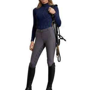 เสื้อขี่ม้าแขนยาวของผู้หญิงผ้าซับเหงื่อสำหรับการแสดงม้า - Product Image 3