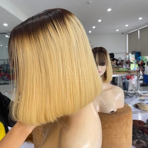 Bob de color rubio de la más alta calidad con precio al por mayor de cabello humano real cabello vietnamita 2025 - Product Image 3