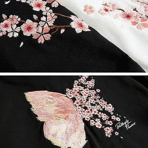 เสื้อฮู้ดผ้าฝ้ายปักลายสำหรับผู้ชาย, เสื้อฮู้ดปักแบบสวมหัวทรงโอเวอร์ไซส์ - Product Image 4