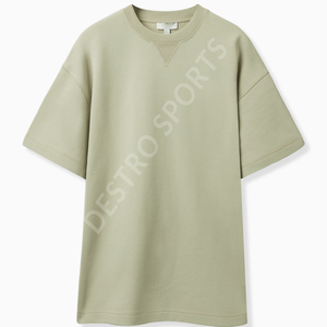 Nueva llegada al por mayor de verano de los hombres camisetas personalizadas su propio logotipo en la parte delantera y trasera de moda casual desgaste transpirable hombres t-shir - Product Image 2