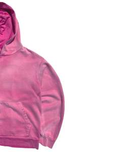 Unisex Hot <b>Pink</b> Heavyweight Fleece <b>Hoodie</b> Plain Pullover Streetwear Hooded Sweatshirt Soft Cotton Kangaroo Pocket OEM Design - Product Image 3