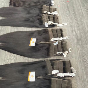 Extensions de cheveux vierges Remy vietnamiennes pour fermeture et tissage, 8-32 pouces, toutes les couleurs, prix de gros adapté, 100 grammes - Product Image 1