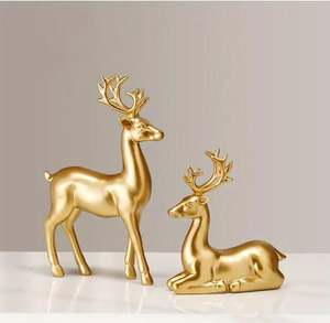 Rústico Reno Ornamento Metal Hecho a mano Granja Navidad Mesa Decoración-Regalo festivo - Product Image 3