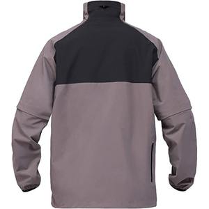 Veste courte hommes imperméable demi-fermeture éclair sport formation veste à capuche en plein air coupe-vent vestes pour hommes - Product Image 2