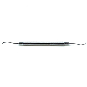 Elevador de examen Dental de acero inoxidable Superior, curetas dentales de potencia Manual, mango final, equipos dentales huecos - Product Image 3