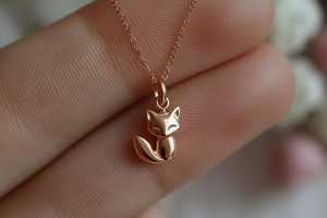 Nouveauté Collier minimaliste en argent sterling 925 plaqué or avec pendentif chat mignon Bijou fin parfait pour femme - Product Image 2