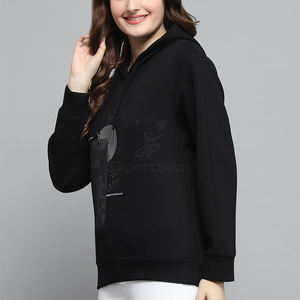 Sudadera con capucha clásica con forro polar suave y Capucha ajustable Sudadera con capucha transpirable de algodón acogedor - Product Image 5