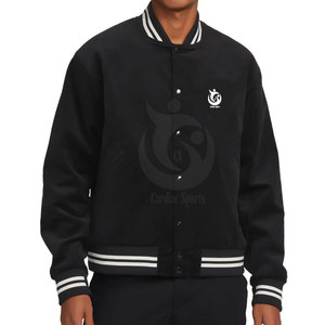 Nouvelle veste de baseball pour hommes à la mode Design unique avec col montant de qualité Superbe pour la saison d'hiver en vente - Product Image 2