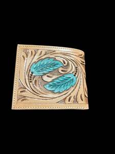 Cartera de Cuero Vacuno Vintage Hecha a Mano para Hombre con Protección RFID, Forro de Nailon, Cierre de Broche, Logotipo Personalizado Impreso - Longitud Corta - Product Image 2