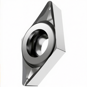 Inserto de Torneado Indexable ISO DCGT 11T304F-ALHF7 Plateado, Diámetro del Orificio 4.4mm, Paquete de 10 para Herramientas de Torneado - Product Image 1