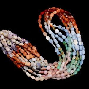 Cuentas de Ópalo Multi-Color AAA+ de 6x4mm-7x5mm, Pepitas Lisas, Ópalo Natural Raro, Piedra Semipreciosa, Cuentas Sueltas para Joyería - Product Image 2