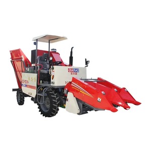 Máquina cosechadora de maíz de 2 filas/3 filas/4 filas con sistema de picadora y peladora de alta productividad Popular todo nuevo - Product Image 1