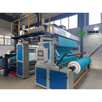 Nueva Impresora Flexográfica de Papel Runyue de 4 Colores, No Tejida, Totalmente Automática, de Alta Eficiencia, con Pantalla Táctil y Curado UV, 120m/min, para Pañales