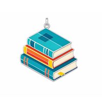 Pendentif en alliage plaqué or chrétien avec logo du fabricant, breloque poisson de dessin animé mignon pour enfants, personnalisé en émail et zircon